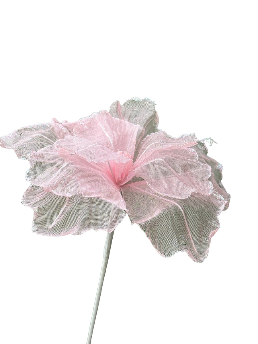 Sheet Flower Stem Pink 22"